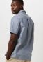 ANERKJENDT Heren Overhemden Akleon S s Cot linen Shirt Blauw - Thumbnail 5