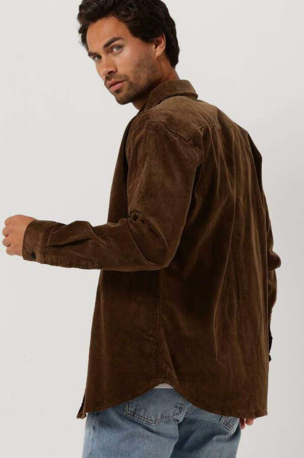 Anerkjendt Camel Casual Overhemd Akleif Corduroy Shirt