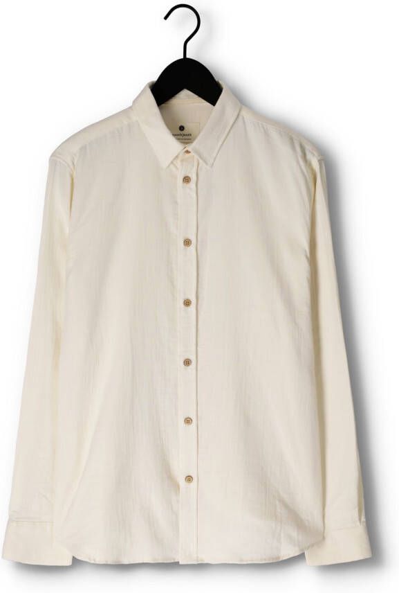 ANERKJENDT Heren Overhemden Akleif L s Musselin Shirt Gebroken Wit