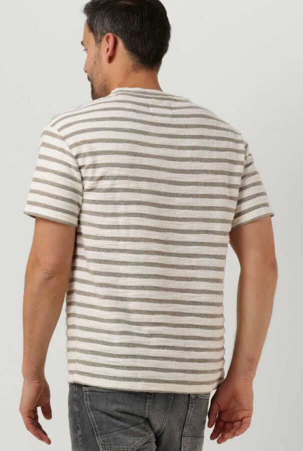 Anerkjendt Olijf T-shirt AkkIKKI S s Structure Stripe
