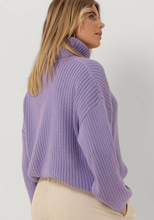 ANOTHER LABEL Dames Truien & Vesten Leah Knitted Pull L s Lila