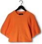 ANOTHER LABEL Dames Truien & Vesten Aicha Knitted Pull Oranje - Thumbnail 3