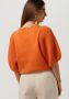 ANOTHER LABEL Dames Truien & Vesten Aicha Knitted Pull Oranje - Thumbnail 4