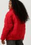 ANOTHER LABEL Dames Jassen Mille Oversized Puffer Rood - Thumbnail 3