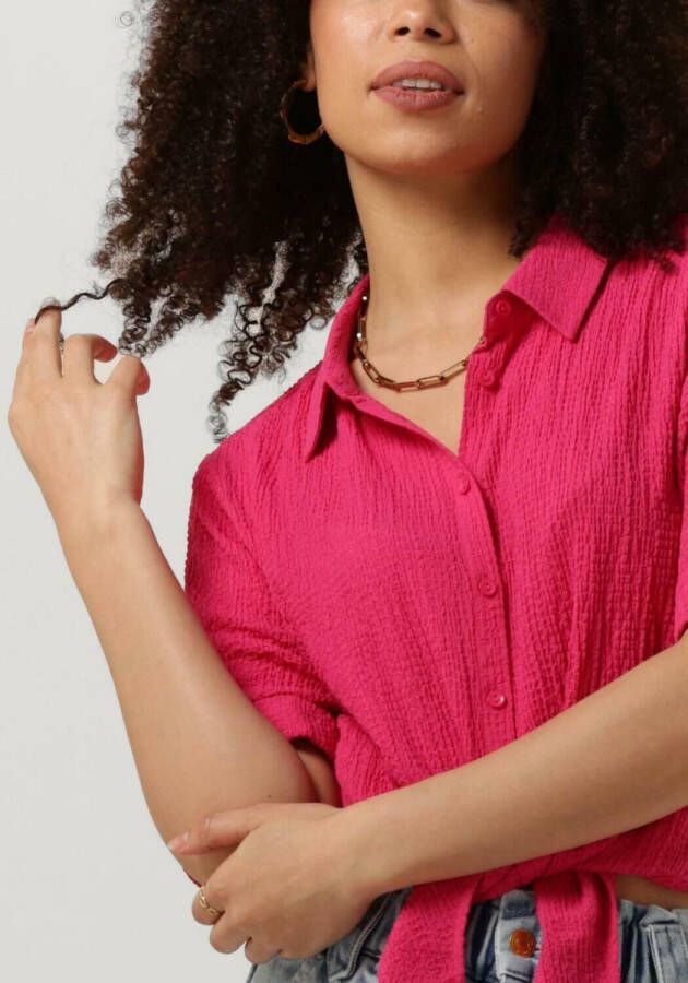 ANOTHER LABEL Dames Blouses Bois Cotton Shirt S s Roze