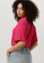 ANOTHER LABEL Dames Blouses Bois Cotton Shirt S s Roze - Thumbnail 5