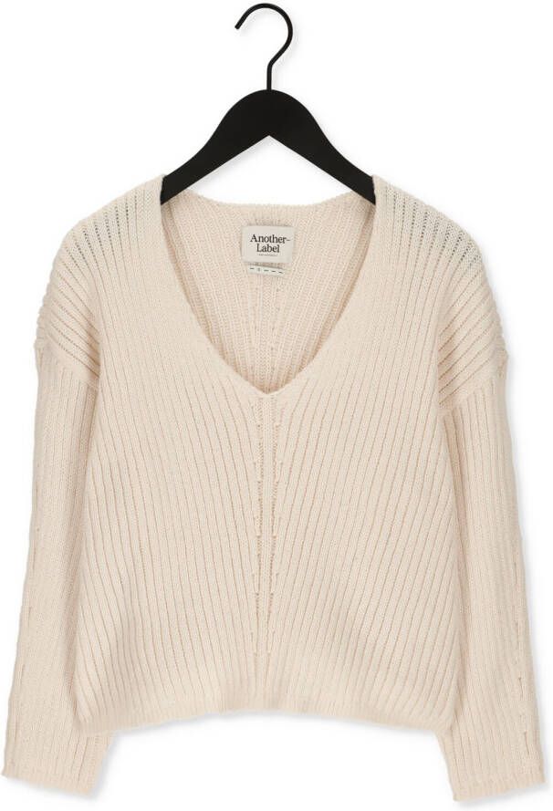 ANOTHER LABEL Dames Truien & Vesten Alia Knitted Pull L s Wit