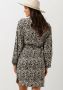 Another-Label blousejurk Hanae met all over print zwart wit - Thumbnail 4