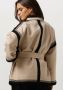 Antik batik Geborduurd Kimono-geïnspireerd Jack Beige Dames - Thumbnail 5