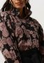 Antik batik Leonie Blouse Stijlvol en Trendy Black Dames - Thumbnail 3