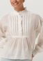 Antik batik Luchtige katoenen blouse met delicate details White Dames - Thumbnail 3