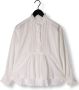 Antik batik Luchtige katoenen blouse met delicate details White Dames - Thumbnail 4