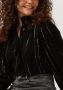 Antik batik Edward Blouse Stijlvol en Elegant Black Dames - Thumbnail 3