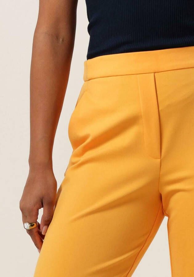 BEAUMONT Dames Broeken Pants Wide Flare Double Jersey Oranje