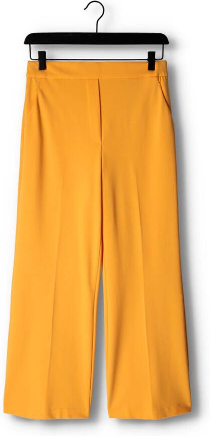 BEAUMONT Dames Broeken Pants Wide Flare Double Jersey Oranje