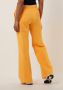 BEAUMONT Dames Broeken Pants Wide Flare Double Jersey Oranje - Thumbnail 5