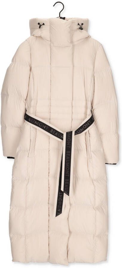 Beaumont Witte Gewatteerde Jas Puffer Parka Coat