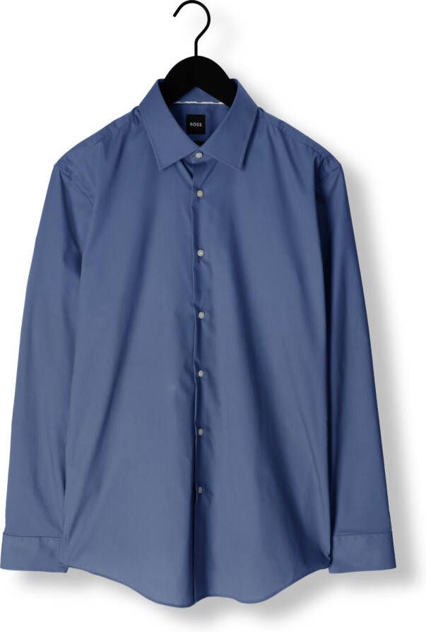 Boss Blauwe Klassiek Overhemd H-hank-kent-c1-214