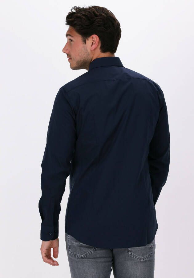 BOSS Heren Overhemden H-hank-kent0c1-214 Donkerblauw