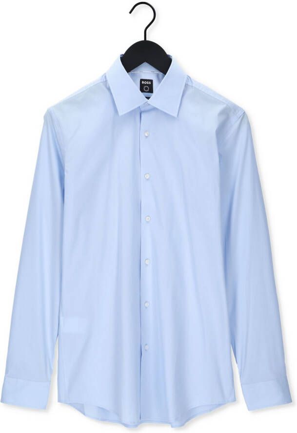 BOSS Heren Overhemden H-hank-kent0c1-214 Lichtblauw