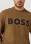Hugo Boss Gedrukte sweatshirt met lange mouwen voor heren Brown Heren - Thumbnail 3