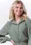 BRUUNS BAZAAR Dames Jurken Lilli Lyra Dress Groen - Thumbnail 5