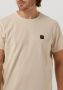 Butcher of Blue regular fit T-shirt Army van biologisch katoen beige grey - Thumbnail 3