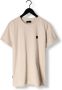 Butcher of Blue regular fit T-shirt Army van biologisch katoen beige grey - Thumbnail 4