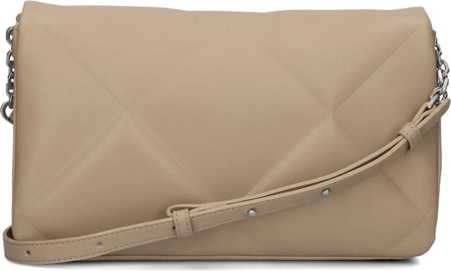 Calvin Klein Beige Schoudertas Re-lock Quilt Should