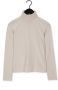 CALVIN KLEIN Dames Tops & T-shirts Stacked Logo Ls Roll Neck Beige - Thumbnail 2