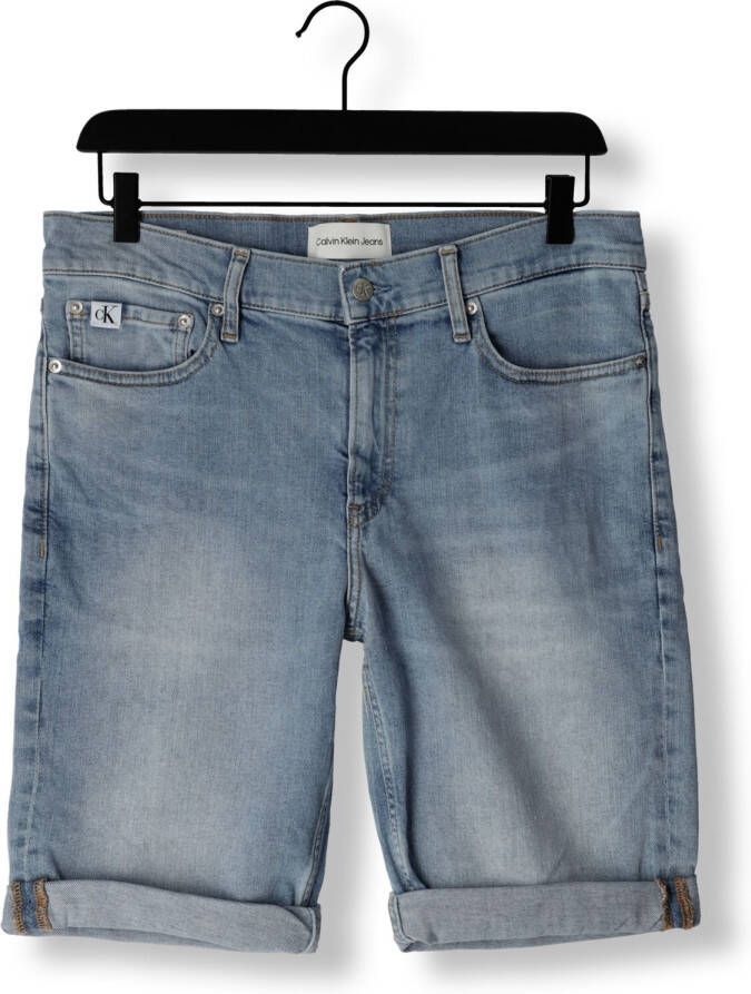 CALVIN KLEIN Heren Jeans Slim Short Blauw