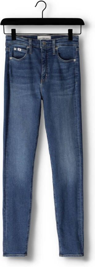 Calvin Klein Blauwe Skinny Jeans High Rise Skinny