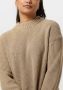 CALVIN KLEIN Dames Jurken Washed Chunky Sweater Dress Camel - Thumbnail 3