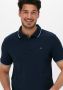 CALVIN KLEIN Heren Polo's & T-shirts Stretch Pique Tipping Slim Polo Donkerblauw - Thumbnail 5
