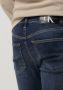 Calvin Klein Slim Fit Donkerblauwe Denim Jeans voor Heren Blauw Heren - Thumbnail 4