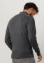 Calvin Klein gemêleerde fijngebreide trui van merinowol dark grey heather - Thumbnail 4