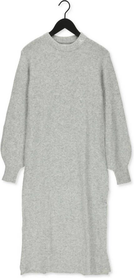 Calvin Klein Grijze Midi Jurk Fluffy Yarn Sweater Dress
