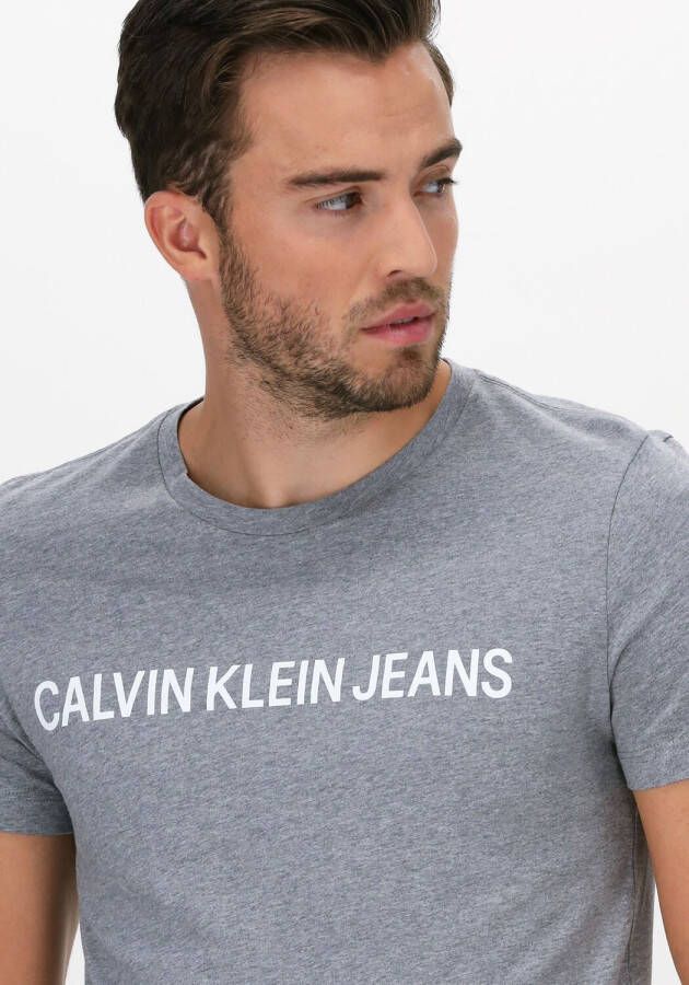 CALVIN KLEIN Heren Polo's & T-shirts Institutional L Grijs
