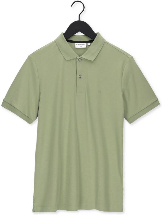 CALVIN KLEIN Heren Polo's & T-shirts Liquid Touch Slim Polo Groen
