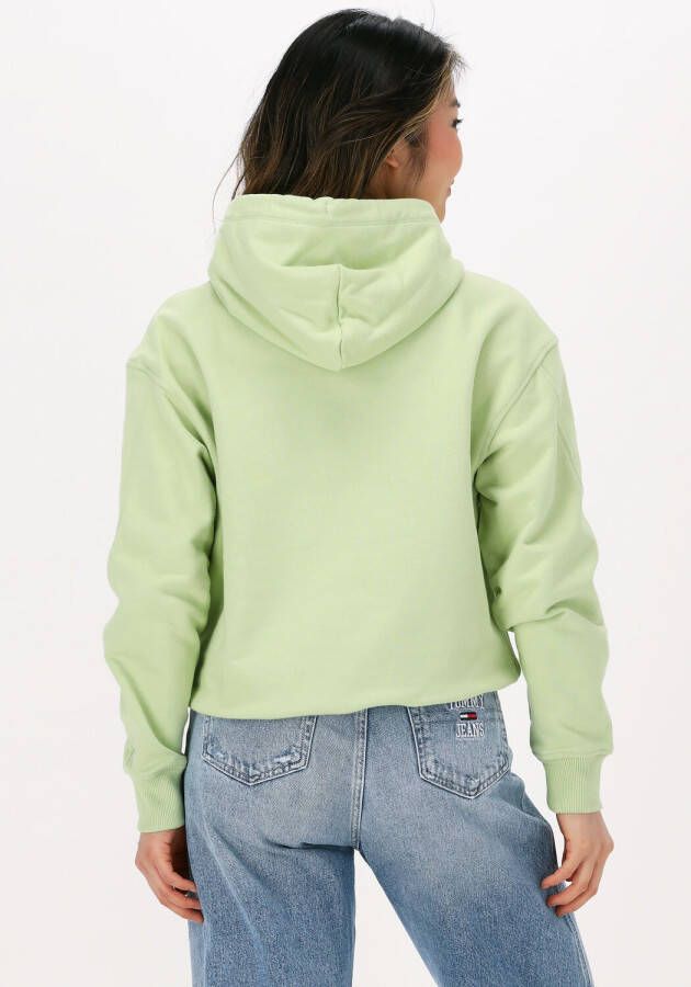 Calvin Klein Groene Sweater Stacked Logo Hoodie