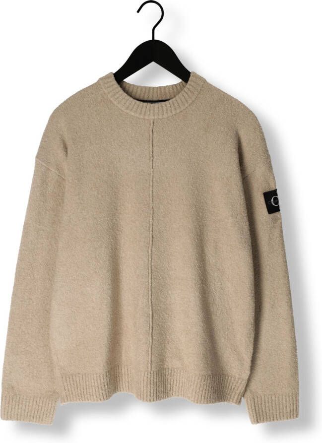 CALVIN KLEIN Heren Truien & Vesten High Texture Sweater Beige