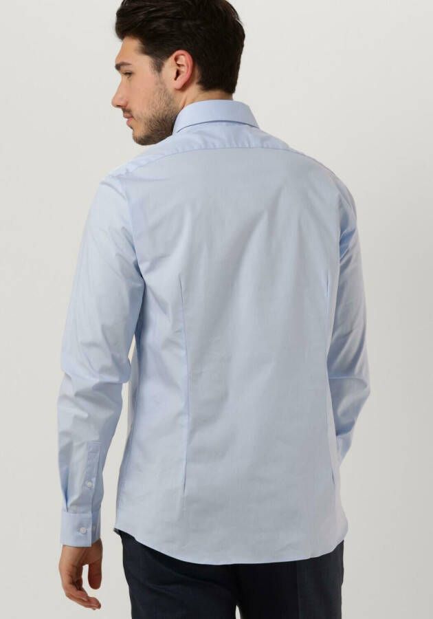 CALVIN KLEIN Heren Overhemden Poplin Stretch Slim Shirt Lichtblauw-0