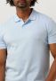 CALVIN KLEIN Heren Polo's & T-shirts Smooth Cotton Slim Polo Lichtblauw - Thumbnail 4