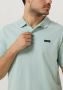 CALVIN KLEIN Heren Polo's & T-shirts Stretch Pique Slim Button Polo Lichtblauw - Thumbnail 4