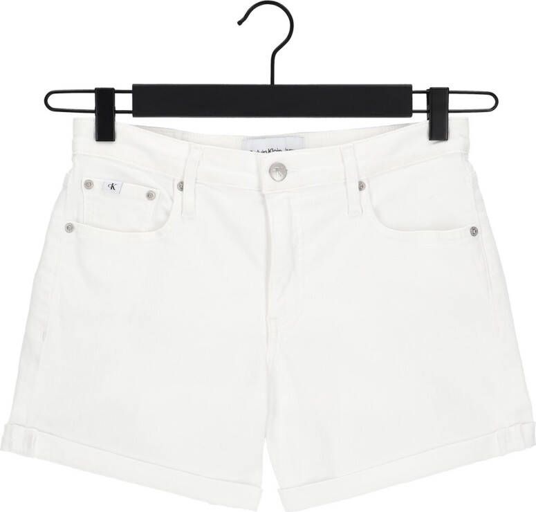 Calvin Klein Lichtblauwe Shorts Mid Rise Short