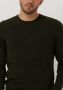 Calvin Klein Zwarte Herentrui van Wol Klassieke Wol Sweater Black Green Heren - Thumbnail 9