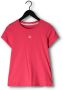 CALVIN KLEIN Dames Tops & T-shirts Micro Monologo Slim Fit Tee Roze - Thumbnail 5