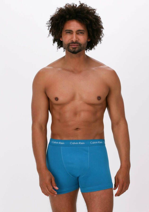 Calvin Klein Underwear Grijze Boxershort 3-pack Low Rise Trunks