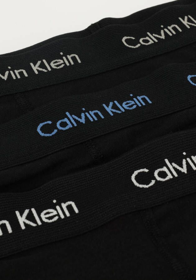Calvin Klein Underwear Zwarte Boxershort 3-pack Low Rise Trunks