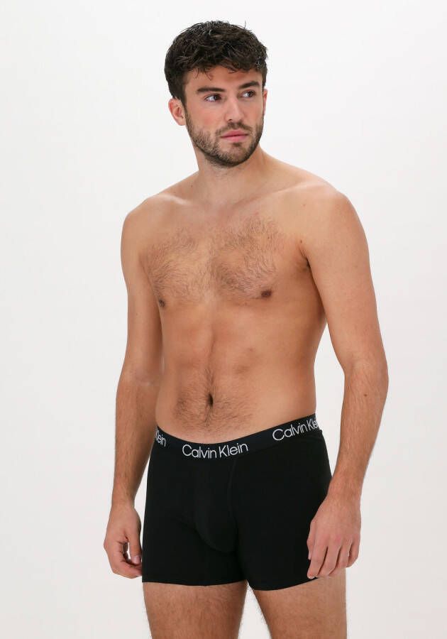 Calvin Klein Underwear Zwarte Boxershort 3-pack Boxer Briefs